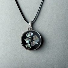 Abalone shell necklace - shell,