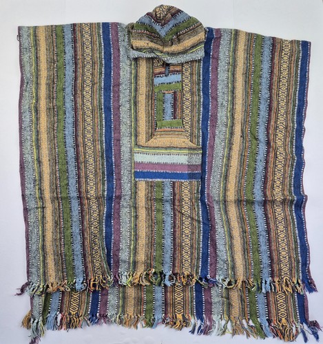 Poncho one size - size, multicoloured