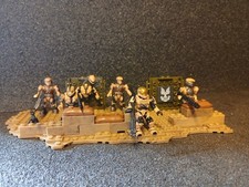 HALO MEGA BLOKS UNSC DESERT  ARMOR SPARTAN SQUAD (CUSTOM BUILD).