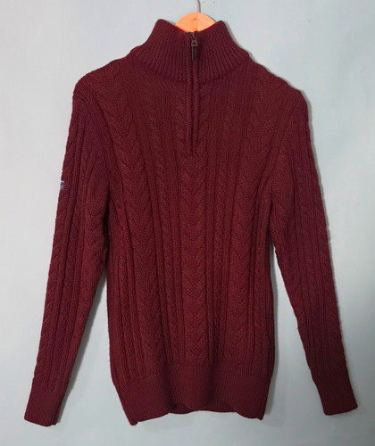 Superdry men burgundy high - men's,