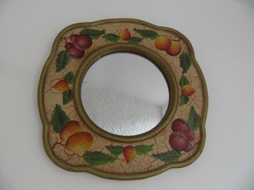 Vintage round crackled glazed - vintage,