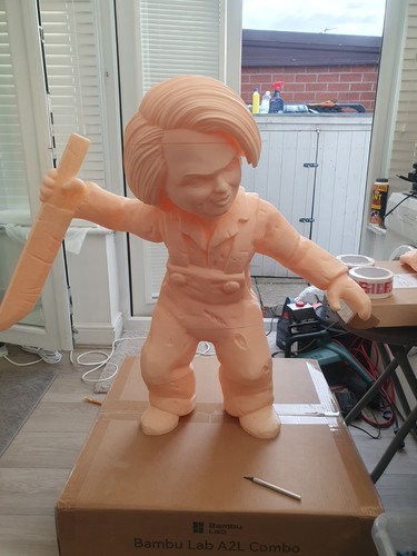 Printed life size - 3d, chucky