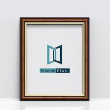 Mahogany photo picture frame - mahogany,