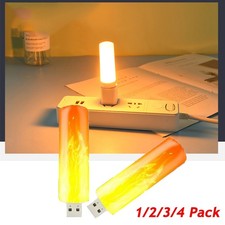 1-4 Pack USB LED Flame Effect