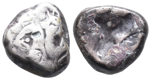 Achaemenid silver siglos - silver,