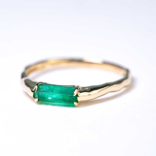 Raw colombian emerald wave - raw,