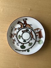 Crown Staffordshire Hunting Scene 4” Coaster