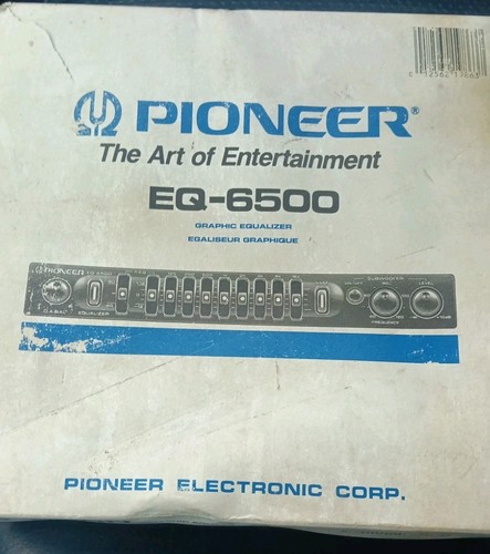 Pioneer 6500 graphic - pioneer, eq-6500