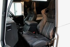 Pair Heated Bucket Seats Black