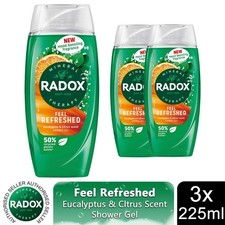 3x Radox Shower Gel Feel