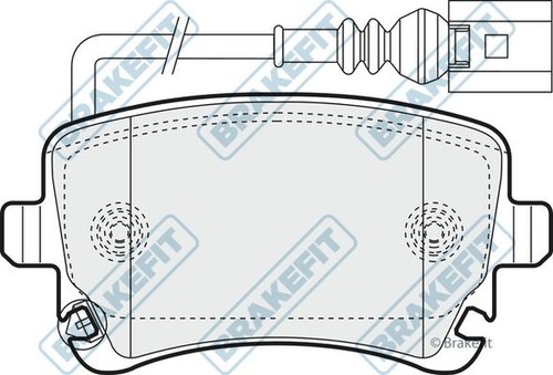 Apec rear brake pad - brake, for