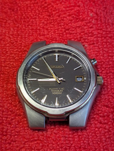 Seiko kinetic titanium 5m62 - seiko,