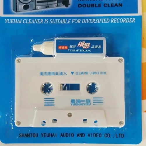 Cassette tape head - cleaner, for