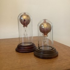 Blown Glass Hot Air Balloon Under Dome X2 /Mayflower Glass Sculptures/ Ornaments