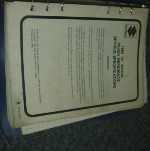 1983 suzuki sp500d dual sport - 1983,
