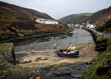Boscastle harbour greeting