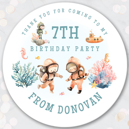 Deep sea diving personalised - sea,