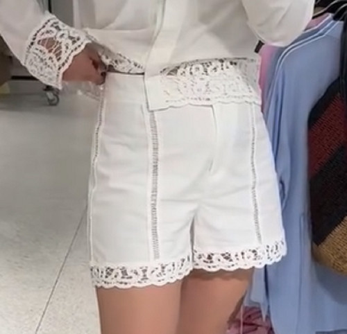Zara ecru white crochet - ecru,