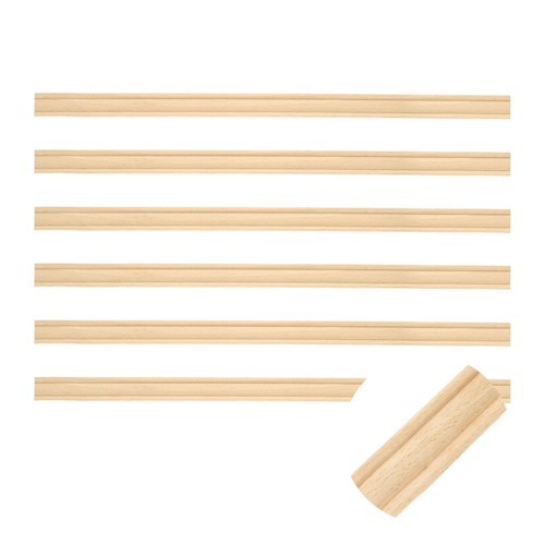 6pcs decorative wood - 15.75",