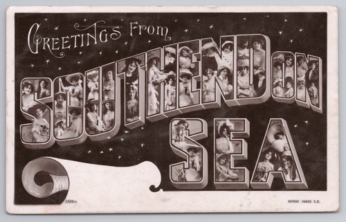 Postcard antique photo - antique,