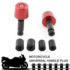 2X Red 7/8" Motorcycle Handle