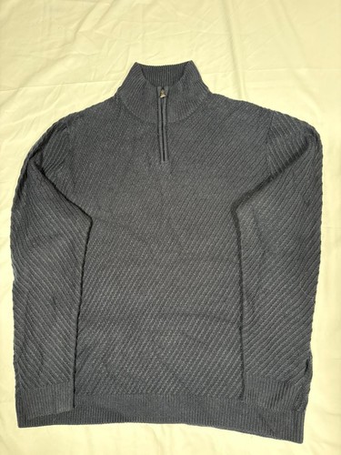 Mens zip neck ribbed - mens,
