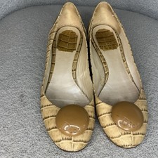 Christian Dior Tan Ballet Pump