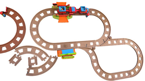 Elc happyland train set multi - happyland,