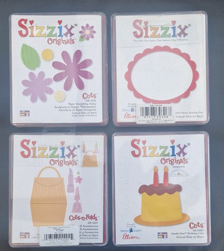 Four sizzix original red - four,