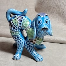 Vintage Enesco Japan Blue Dog