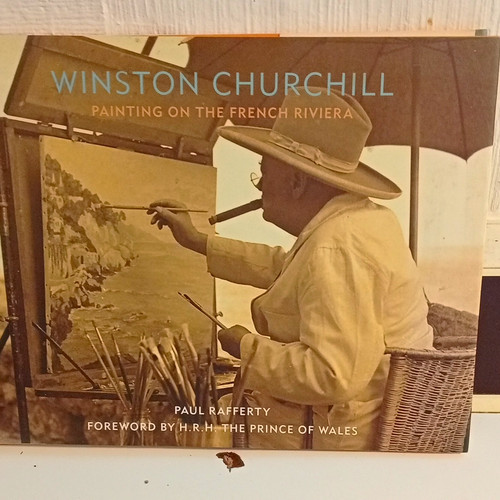 Winston churchill painting - winston, on
