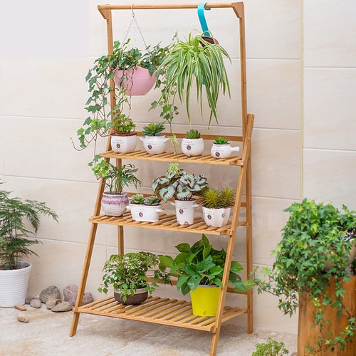 Bamboo wooden shelf - bamboo,