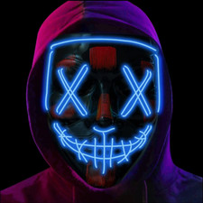 Purge Light up Mask Blue Super