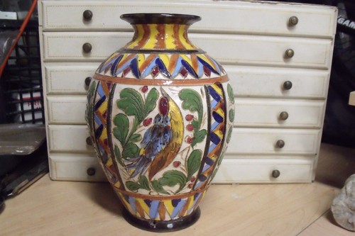 Mcm italian sgraffito pottery - sgraffito,