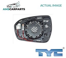 REAR VIEW MIRROR GLASS LHD ONLY RIGHT 310-0251-1 TYC NEW OE REPLACEMENT