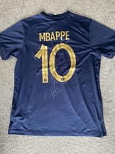 Kylian Mbappe Signed Shirt With COA