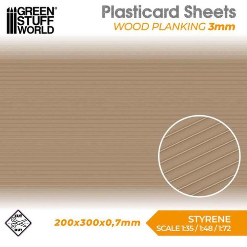 Textured styrene plasticard - styrene,