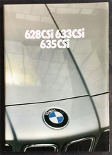 BMW 628CSi 633CSi & 635CSi Car Sales Brochure 1981 #111060120 1/81VM