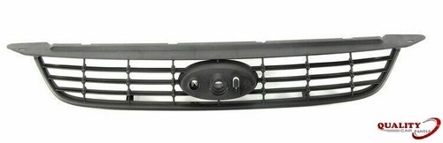 Front grille main centre black - front,