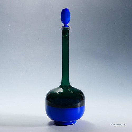 Art glass bottle morandiana - morandiana, by
