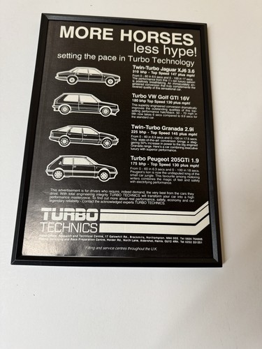 Framed original 1989 turbo - original,