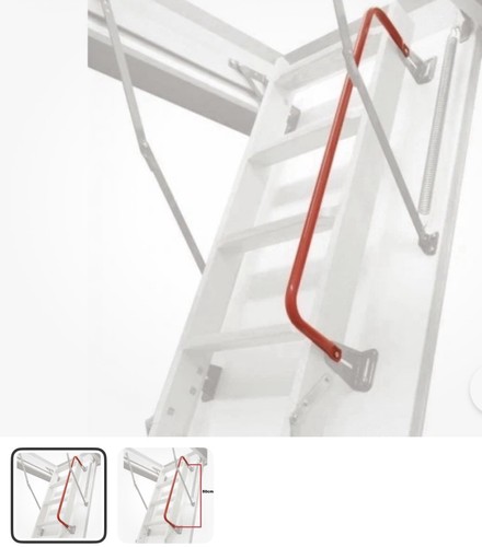 Additional red handrail - additional,