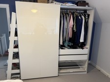 IKEA Pax White Gloss Double