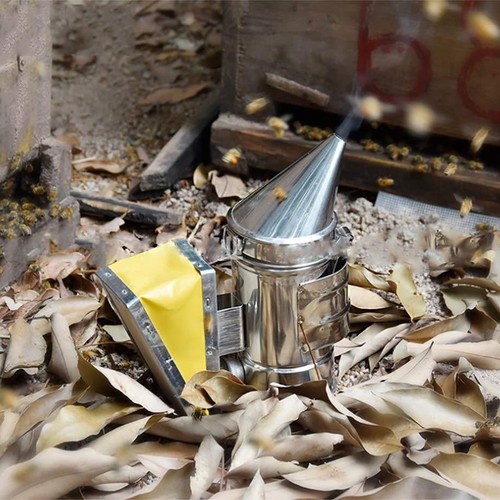 Manual bee hive smoker - bee,