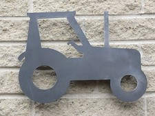 Tractor Silhouette in Mild