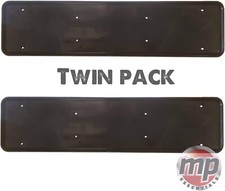 Black Number Plate Holder