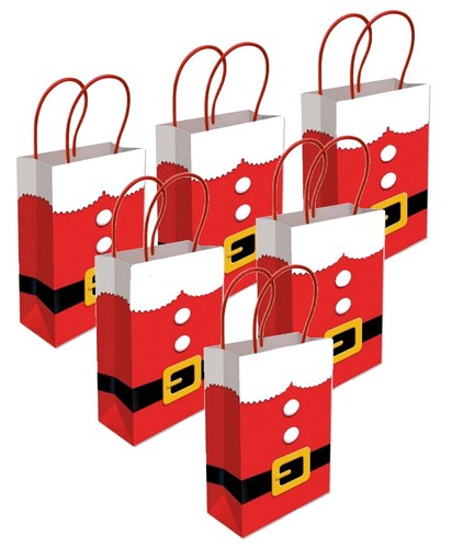 Santa suit red paper - santa, bags