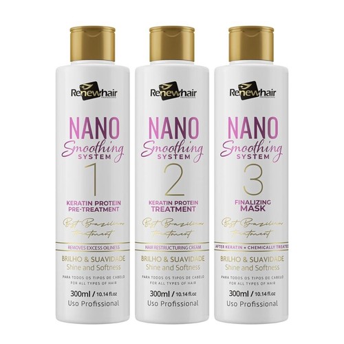 Brazilian nano protein keratin - brazilian,