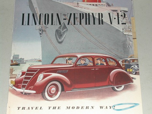 1937 lincoln zephyr - 1937,