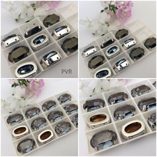 3 Swarovski #4120 Oval sew on 16x11mm Crystal/Peridot Storm CRAFT Colour Option